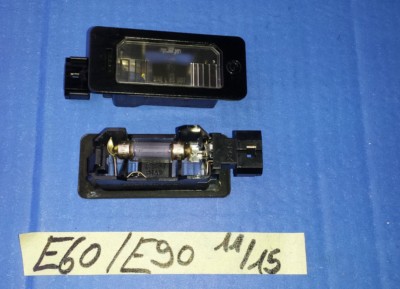 BMW E60 E90 Kennzeichen Leuchte Nummernschild Beleuchtung Kennzeichenbeleuchtung