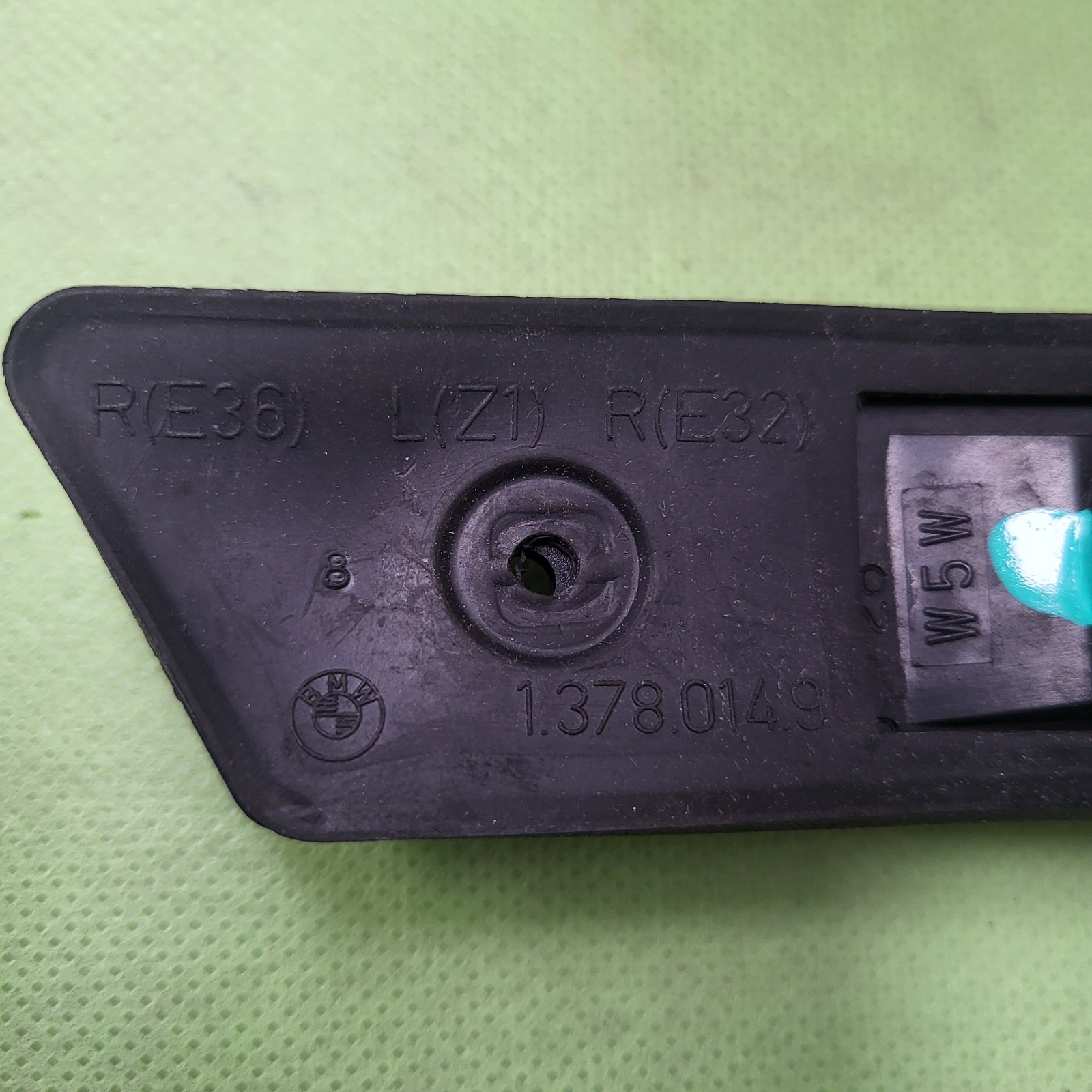 BMW E32 E36 Z1 Blinker RECHTS  Blink Licht Kotflügel 1378014 Zusatzblinkleuchte