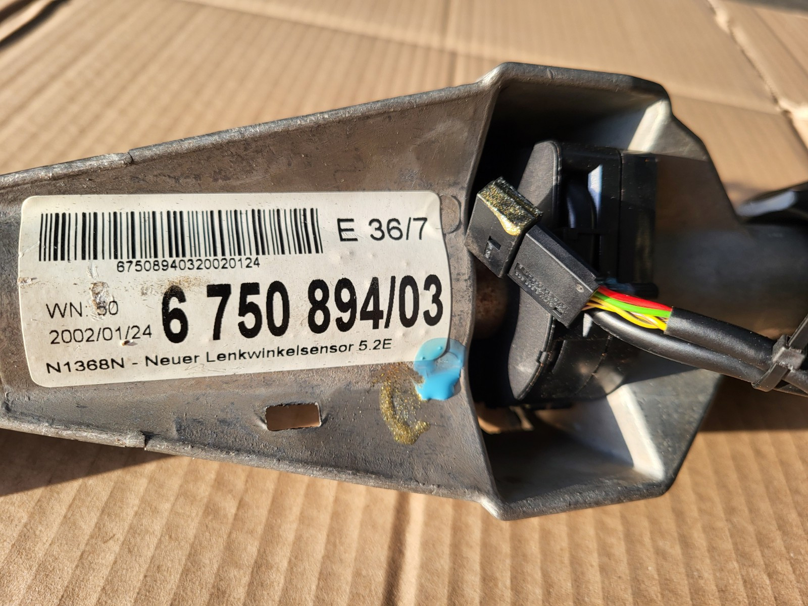 BMW Z3 Facelift Lenksäule Lenk Spindel Säule Lenkstock 6750894 Lenkwinkelsensor