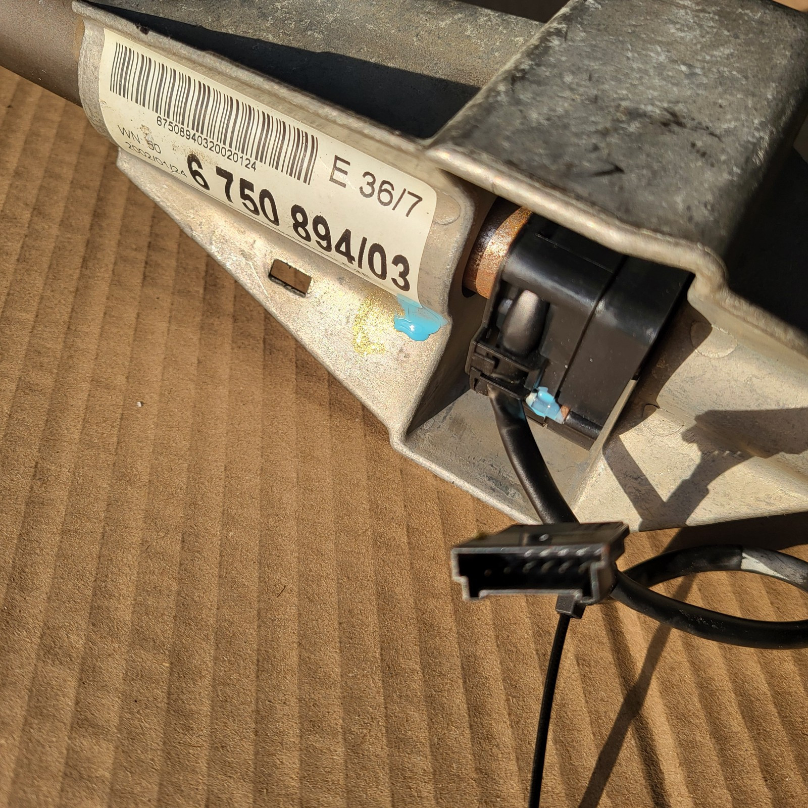 BMW Z3 Facelift Lenksäule Lenk Spindel Säule Lenkstock 6750894 Lenkwinkelsensor