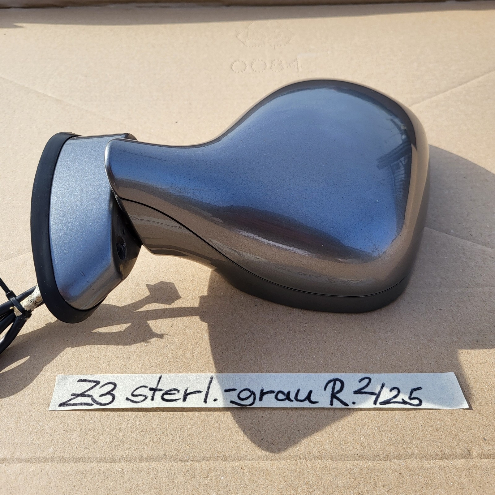 BMW Z3 Roadster Coupe Seiten Außen Spiegel RECHTS sterling Grau Metallic RHD