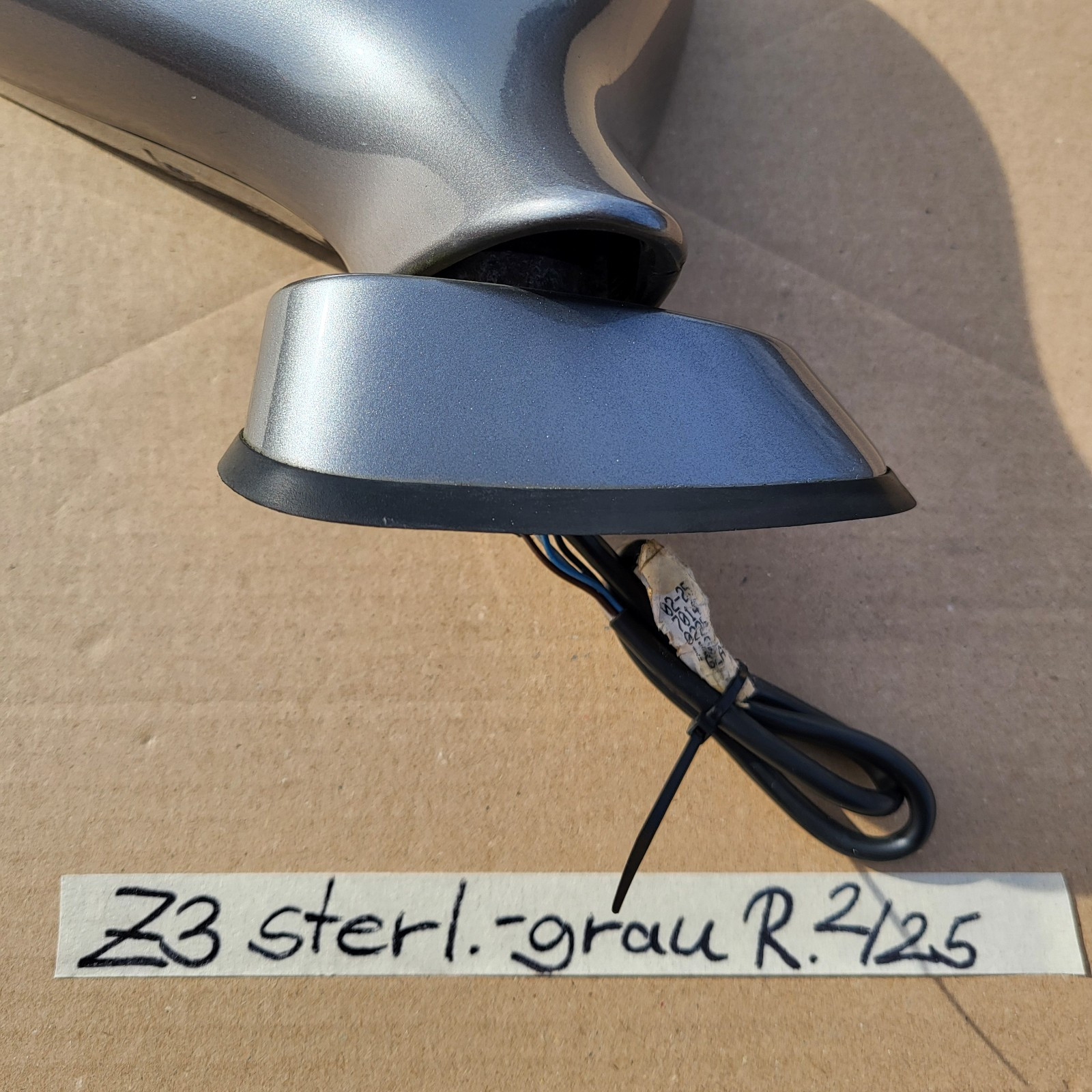 BMW Z3 Roadster Coupe Seiten Außen Spiegel RECHTS sterling Grau Metallic RHD