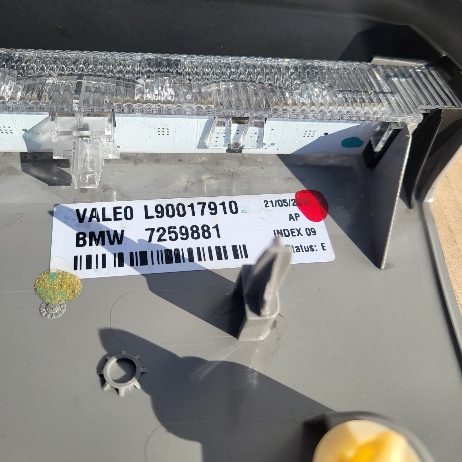 BMW F30 F35 Dritte Bremsleuchte 7259881 Zusatzbremsleuchte 3. Bremslicht grau