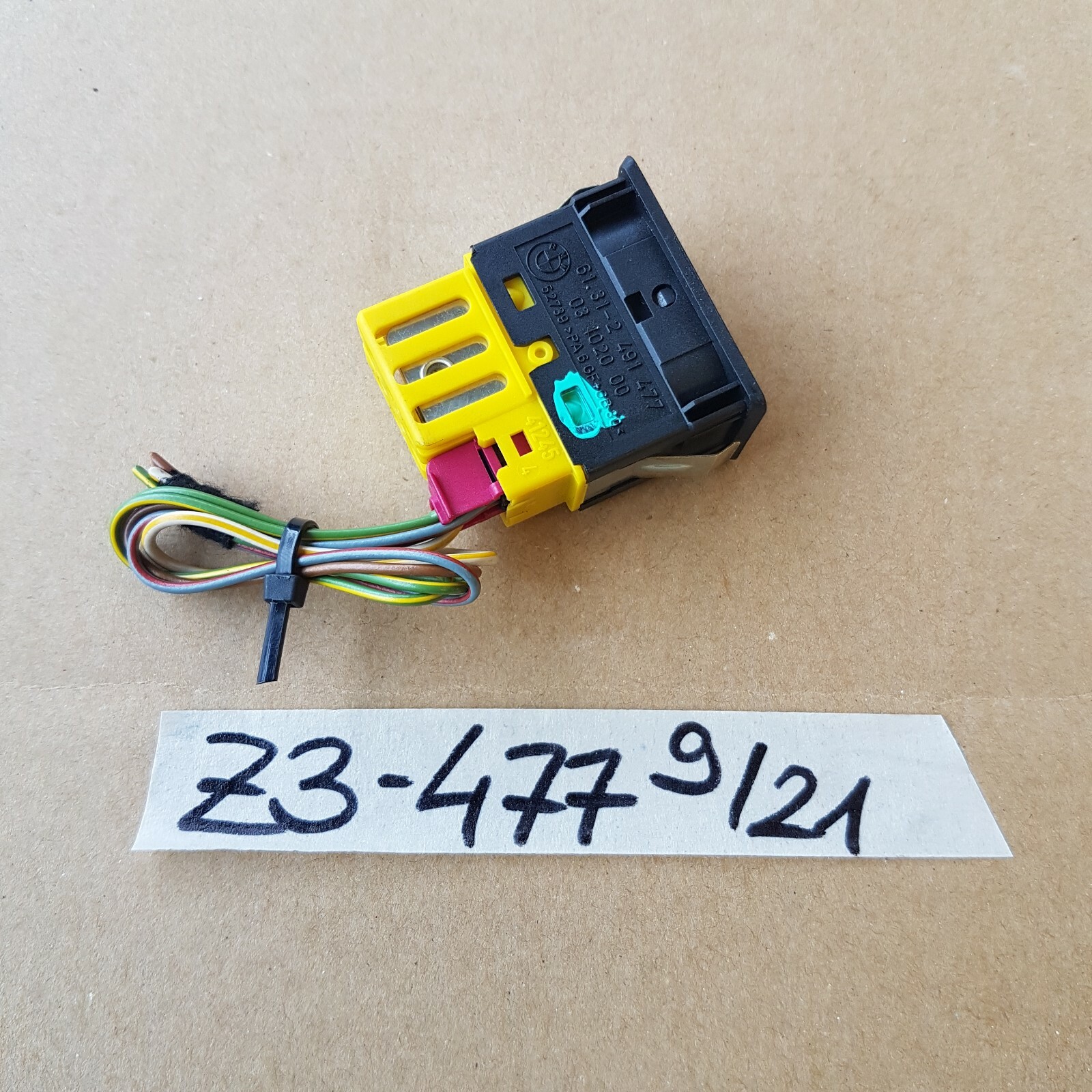 BMW Z3 Roadster + Coupe Sitzheizung Schalter 2491477 mit Kabel + Stecker