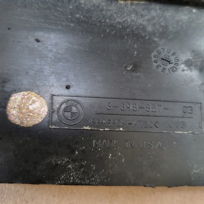 Luftführung BMW Z3 Verbindung Radschale Schweller HINTEN unten LINKS 8398827