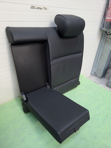 BMW E92 Coupe Rückbank Oberteil LINKS Leder schwarz Rücksitz Lehne ABHOLUNG 