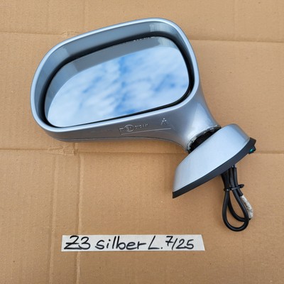BMW Z3 Roadster Seiten Außen Spiegel Glas + Motor LINKS Arktis Silber Metallic 