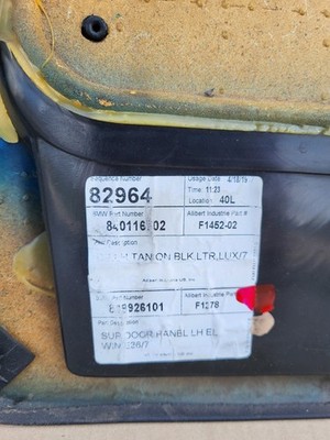 BMW Z3 Roadster  Tür Verkleidung Voll Leder Rot Schwarz R+L + Türgriff ABHOLUNG 