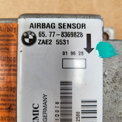 BMW E36 + Z3 Steuergerät Airbag Sensor AB Modul 8369828