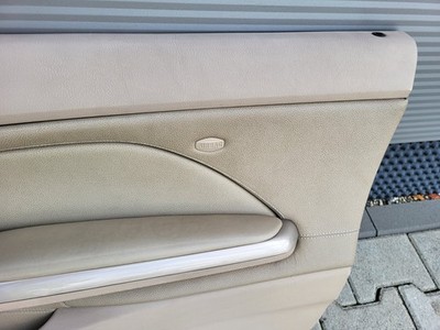 BMW E46 Cabrio Coupe Türverkleidung Leder Beige RECHT Harman Kardon Griff Blende