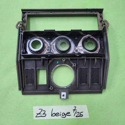 BMW Z3  Mittelkonsole Klima Blende Verkleidung Heizung beige 8397702 Chrom Ringe