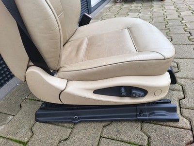 BMW E46 Cabrio Beifahrer Sitz elektrisch Leder Beige Memory Funktion ABHOLUNG
