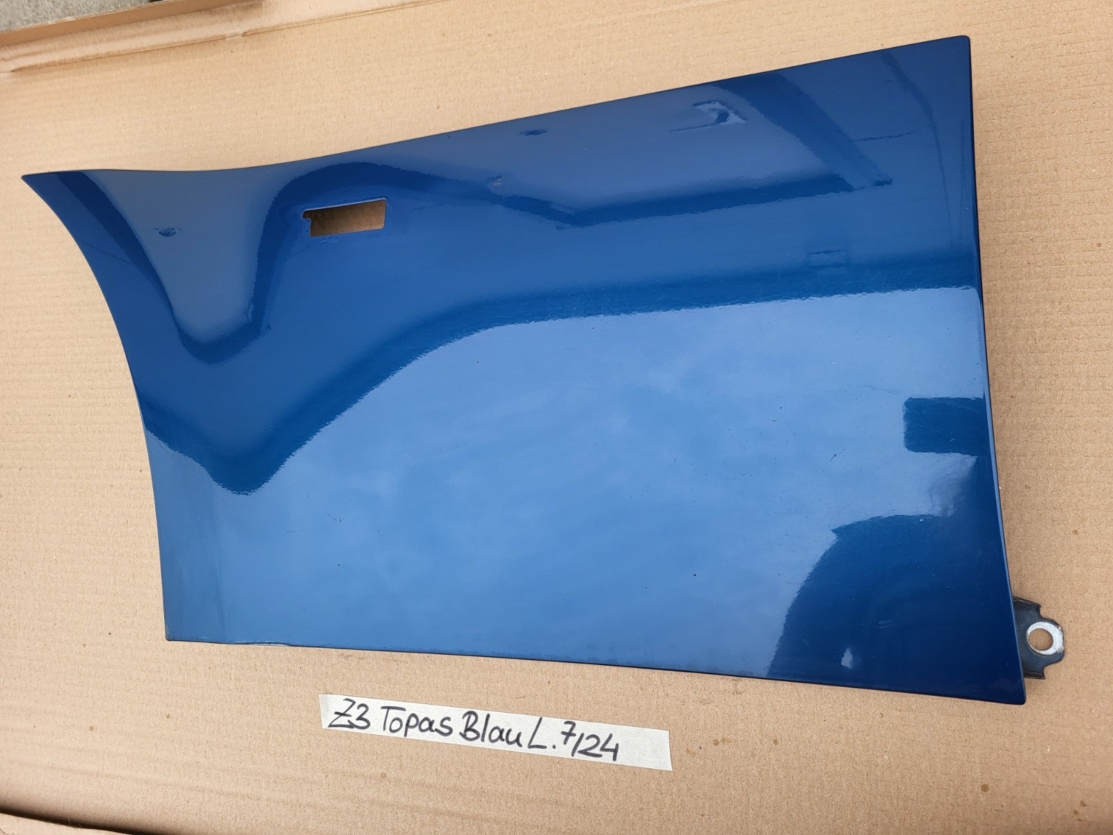 BMW Z3 Roadster Coupe Kotflügel Seitenwand  VORNE LINKS Topas blau metallic