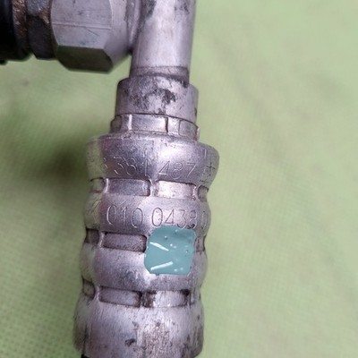 BMW E46 Klima Leitung Druckleitung Kompressor Kondensator 8381487