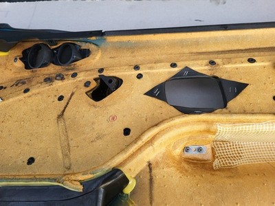 BMW Z3 Roadster Tür Verkleidung Leder Schwarz LINKS + Griff + Alu Blende Leiste