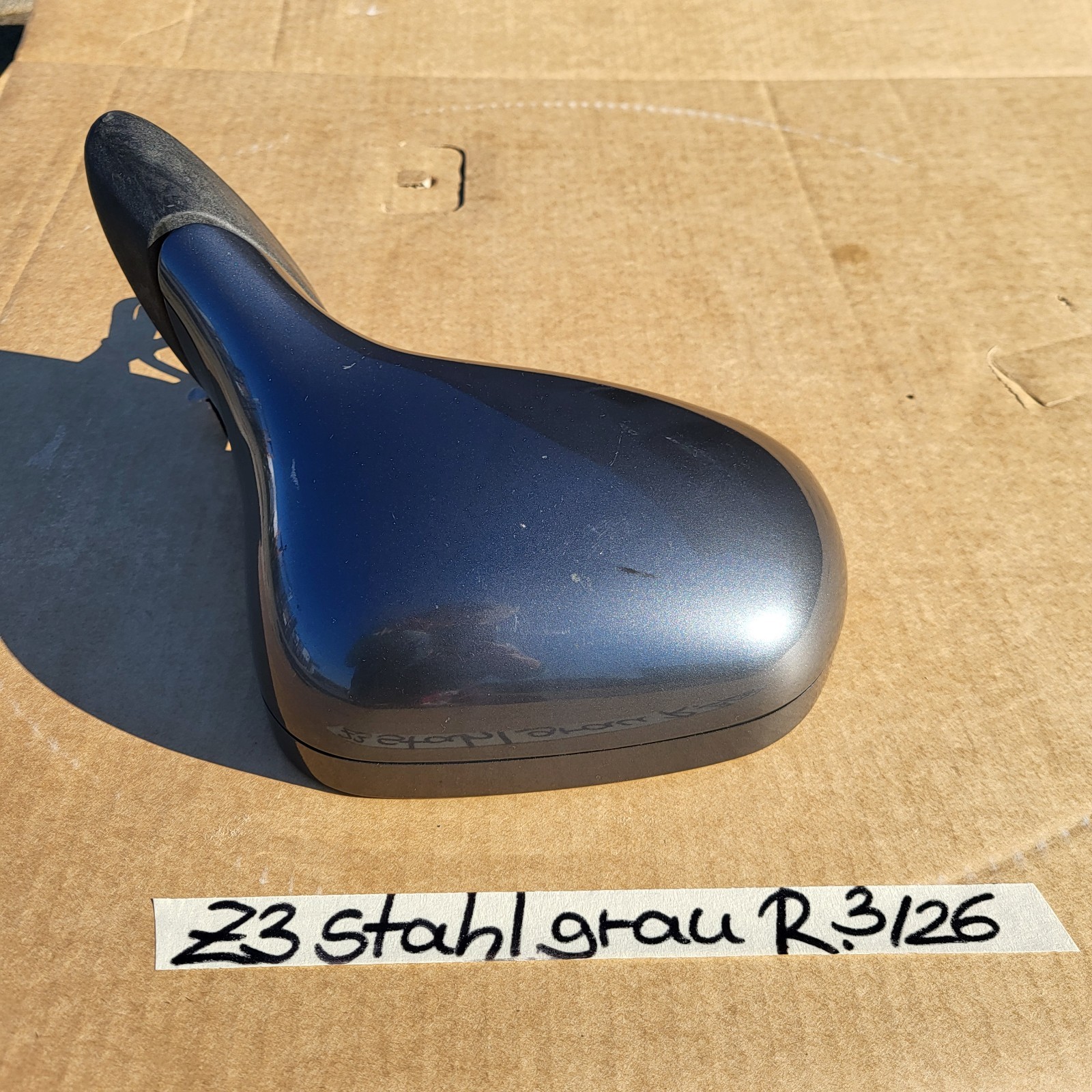 BMW Z3 Roadster Coupe Seiten Außen Spiegel RECHTS Stahl Grau Metallic RHD