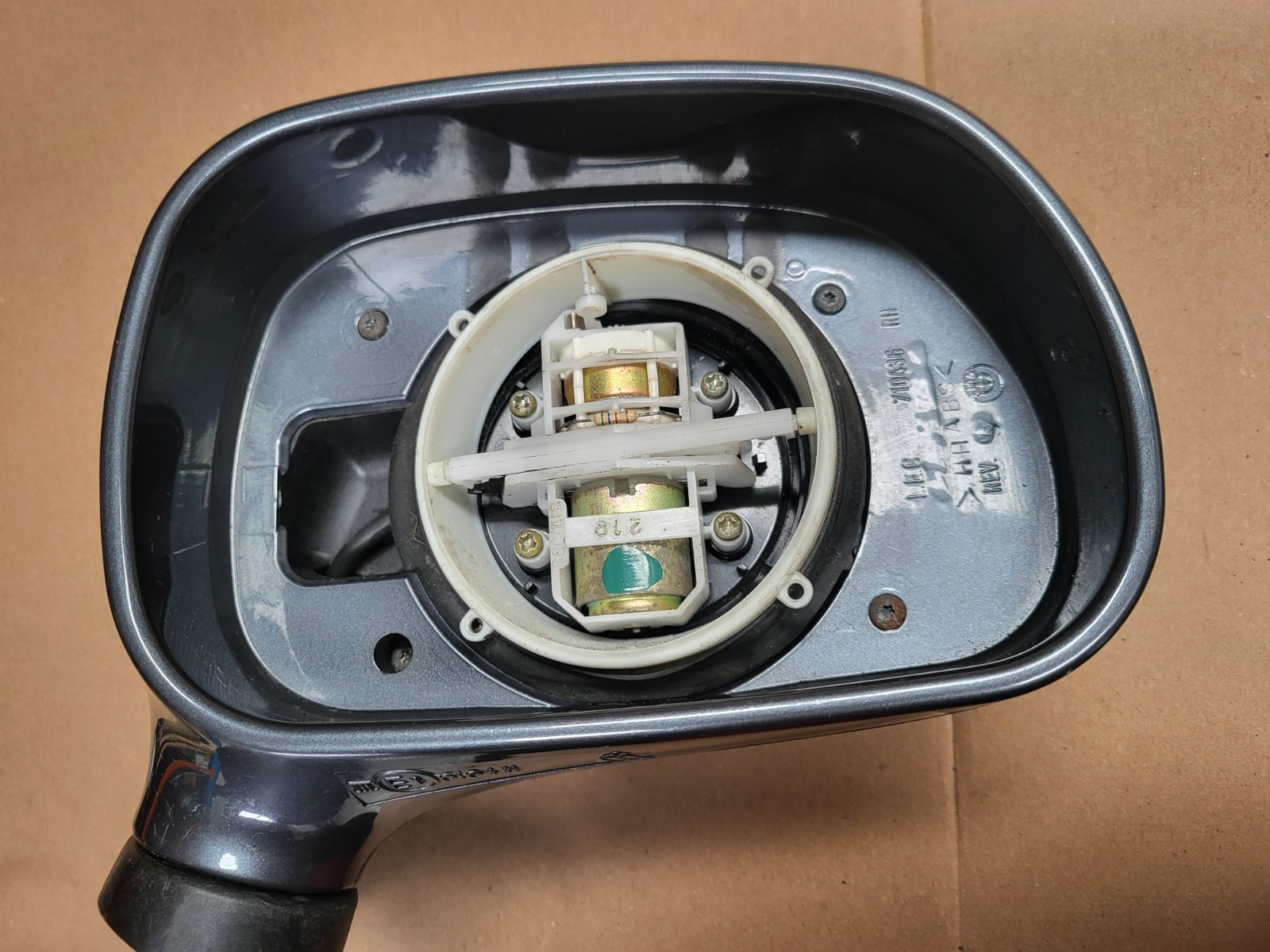 BMW Z3 Roadster Coupe Seiten Außen Spiegel RECHTS Stahl Grau Metallic RHD