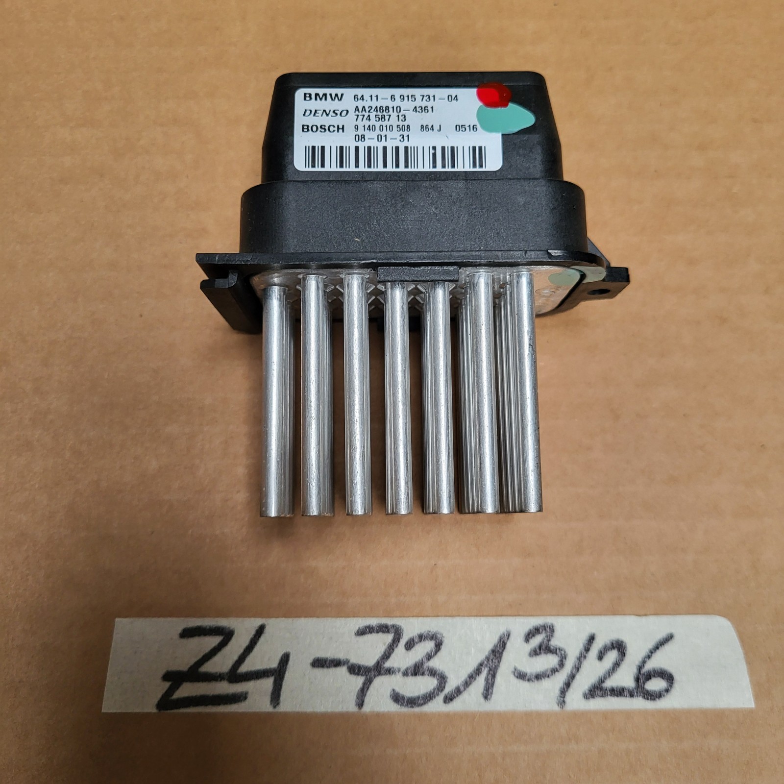 BMW Z4 E85 E86  Gebläse Widerstand für Heizung Igel 6915731