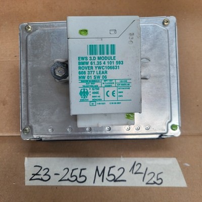 BMW Z3 Motorsteuergerät 7500255  Wegfahrsperre EWS Modul  Zünd + Tür Schloss M52