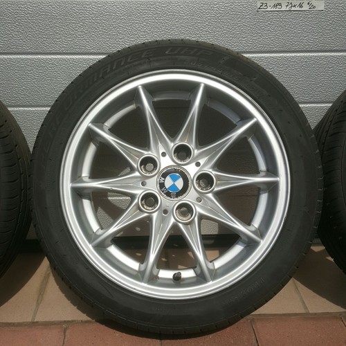 BMW Z4 E46 Z3 E36 Alufelgen 7J x 16 Zoll 6758189 Reifen 205/45 Profil ca. 6 mm
