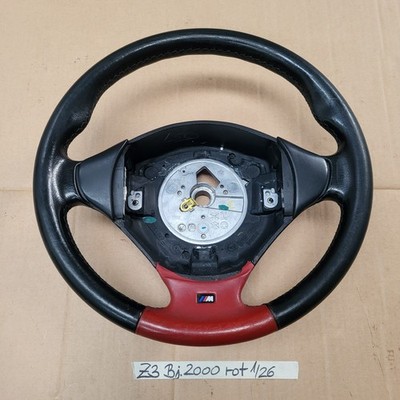BMW Z3 M Lenkrad Leder Lenker M Sportlenkrad 2228230 rot  Fahrer-Airbag-Modul