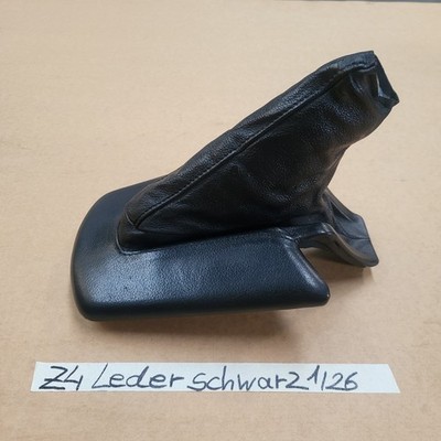 BMW Z4 E85 Leder Manschette Blende Handbremse Verkleidung Handbremssack Schwarz 
