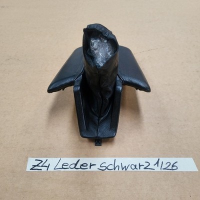 BMW Z4 E85 Leder Manschette Blende Handbremse Verkleidung Handbremssack Schwarz 