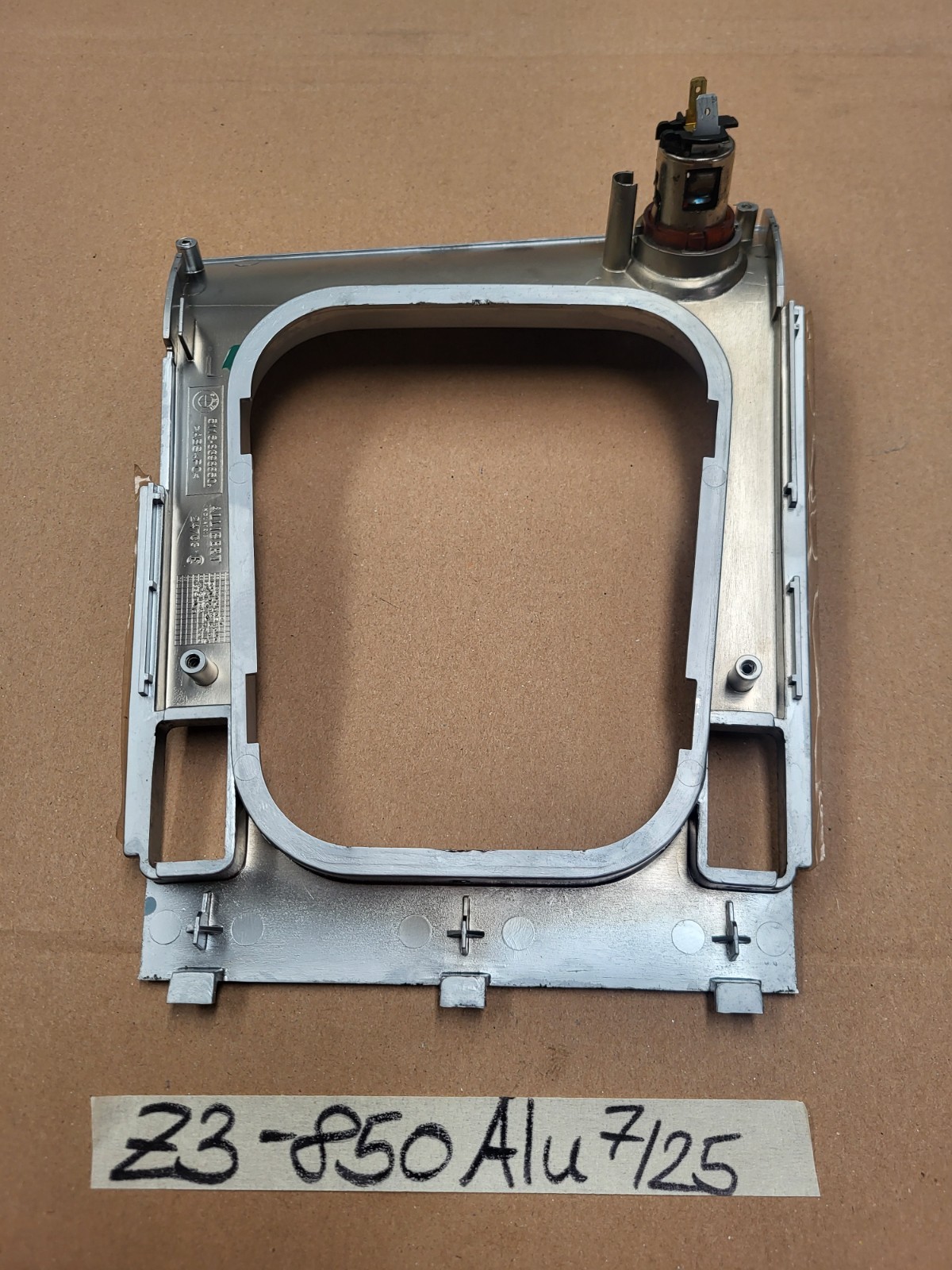 BMW Z3 Mittelkonsole Blende Alu Verkleidung für Schaltsack  8398850 Zigaretten