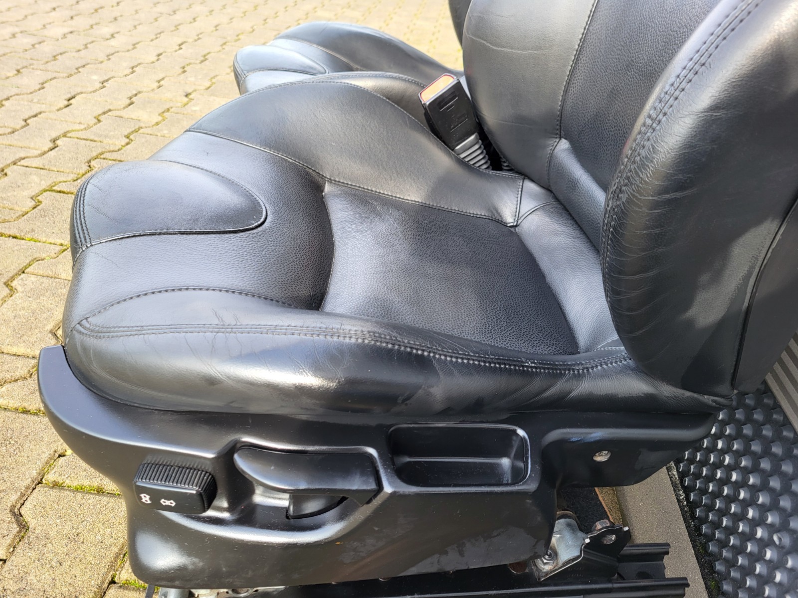 BMW Z3 Roadster Fahrer Beifahrer Sport Sitz Leder schwarz Sitzheizung ABHOLUNG