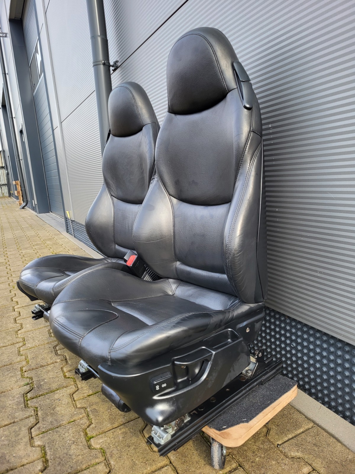 BMW Z3 Roadster Fahrer Beifahrer Sport Sitz Leder schwarz Sitzheizung ABHOLUNG