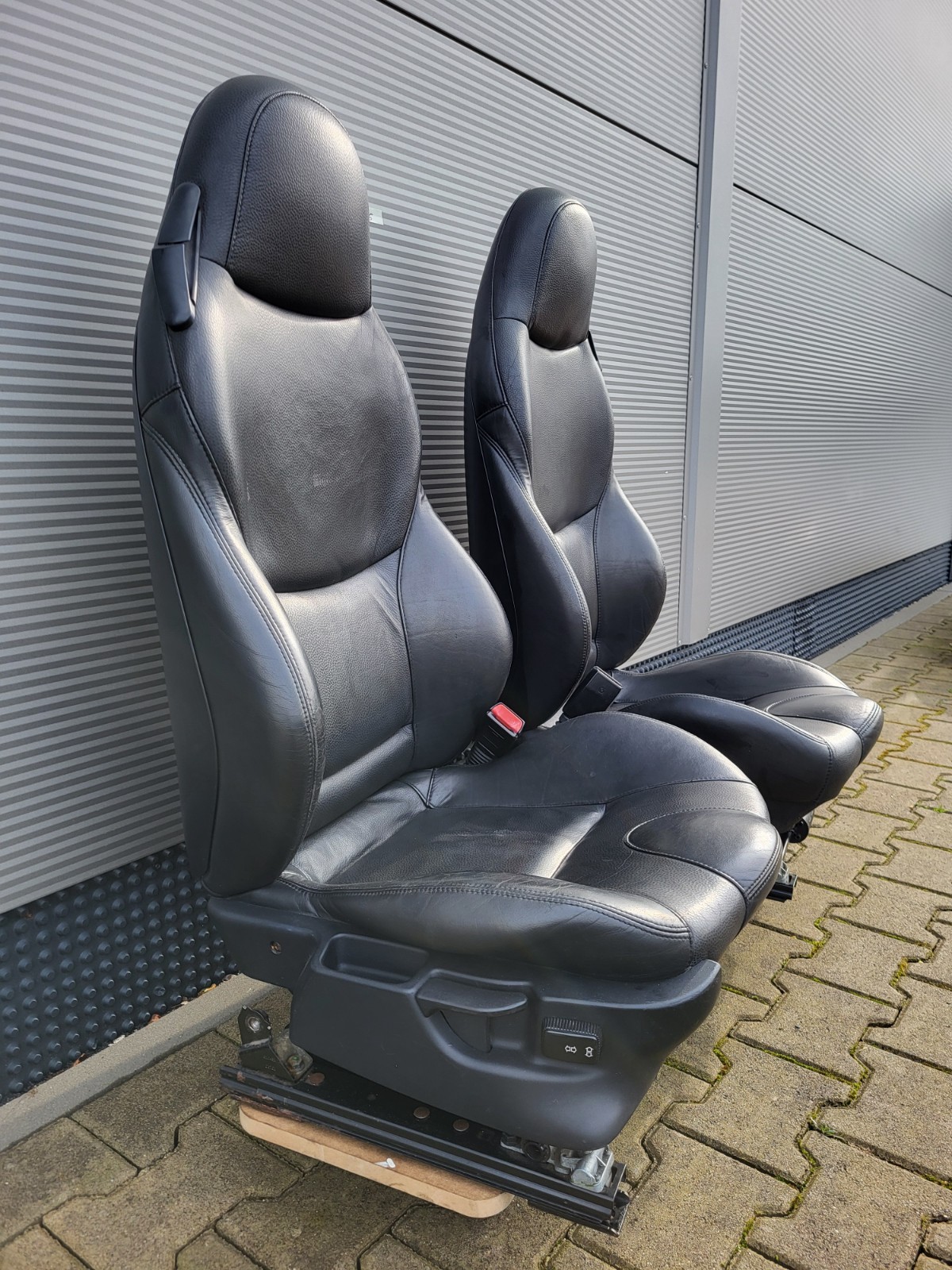 BMW Z3 Roadster Fahrer Beifahrer Sport Sitz Leder schwarz Sitzheizung ABHOLUNG