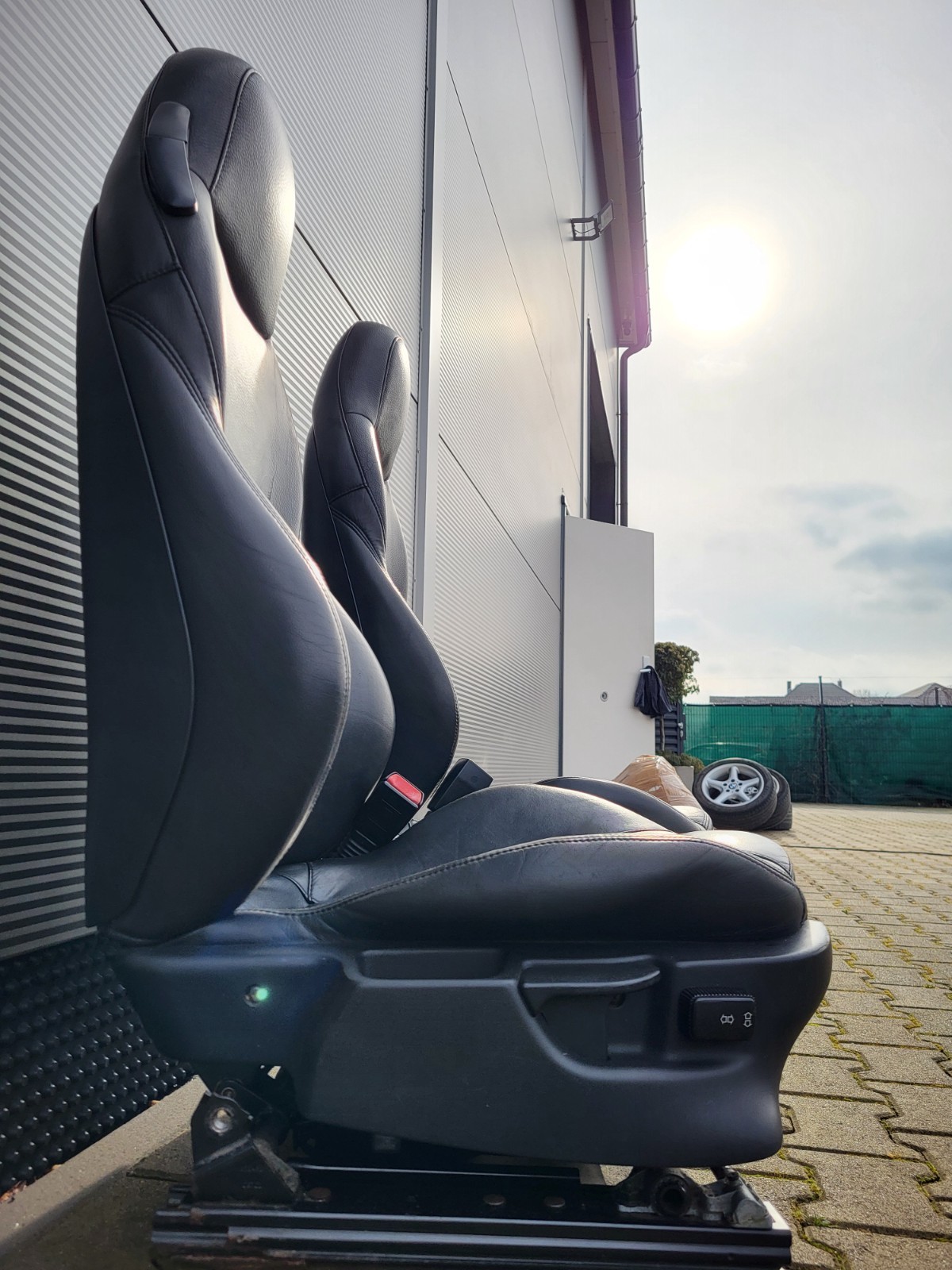 BMW Z3 Roadster Fahrer Beifahrer Sport Sitz Leder schwarz Sitzheizung ABHOLUNG