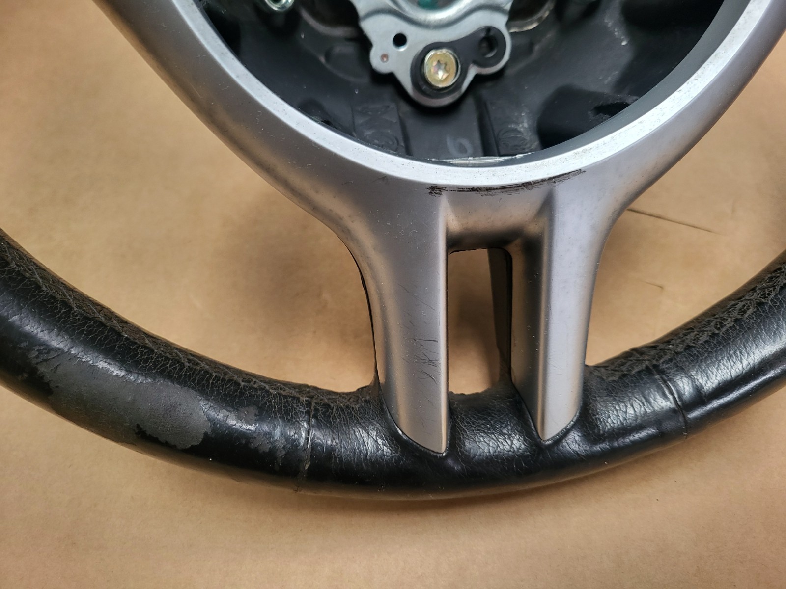 BMW Z3  Facelift + E46 + E39 Sportlenkrad Leder Lenker Sport Lenkrad Alu Spange