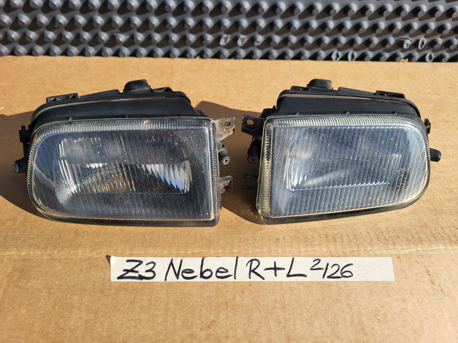 original BMW Z3 Nebel Scheinwerfer  Nebel Lampe Birne Abdeckung RECHTS LINKS