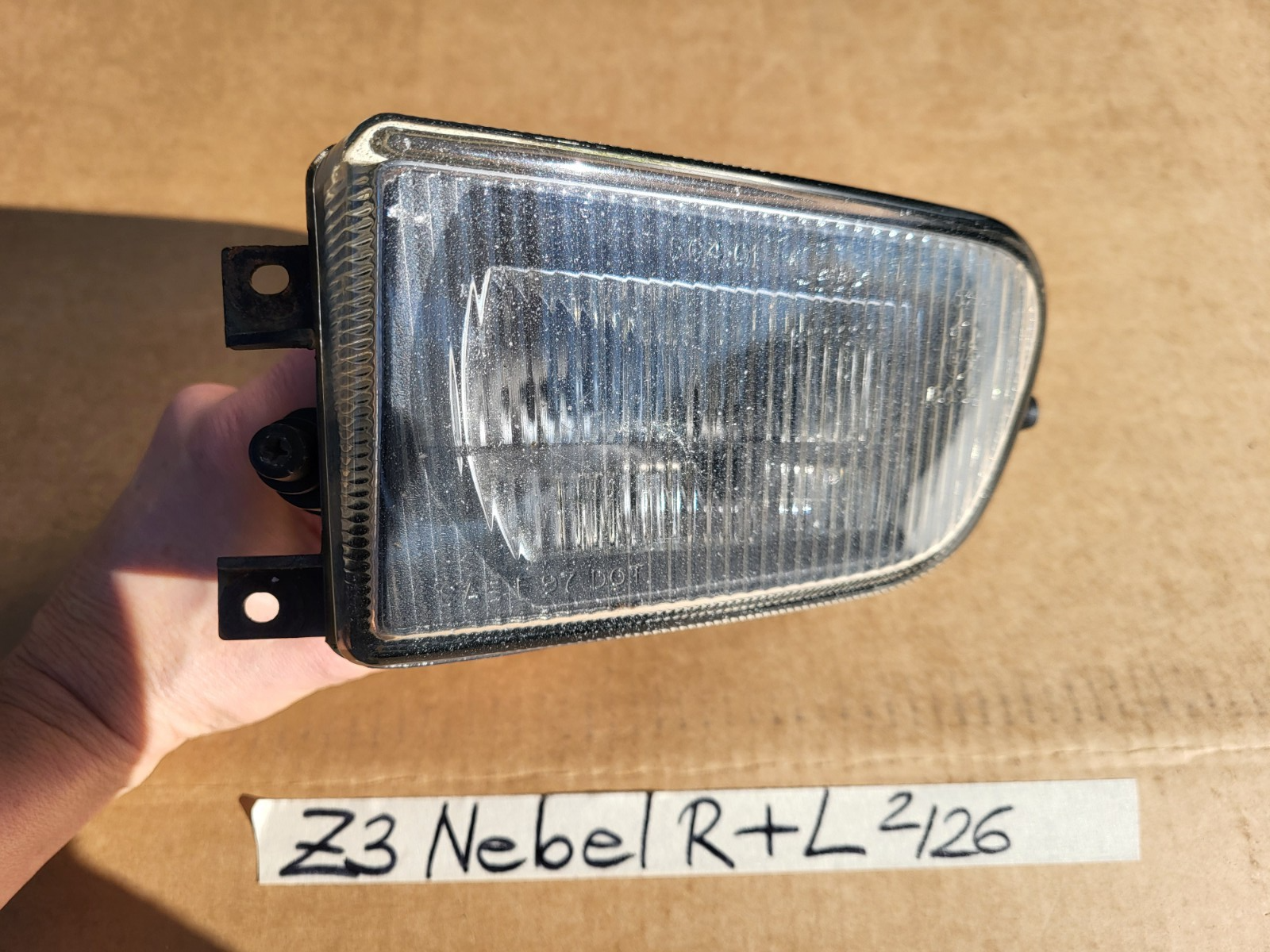 original BMW Z3 Nebel Scheinwerfer  Nebel Lampe Birne Abdeckung RECHTS LINKS