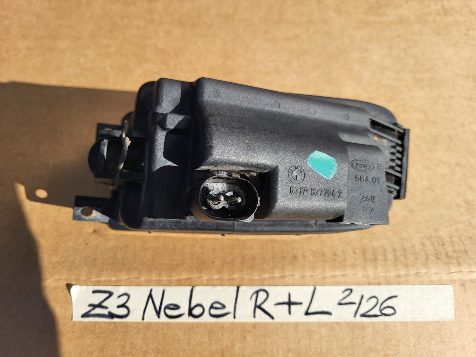 original BMW Z3 Nebel Scheinwerfer  Nebel Lampe Birne Abdeckung RECHTS LINKS