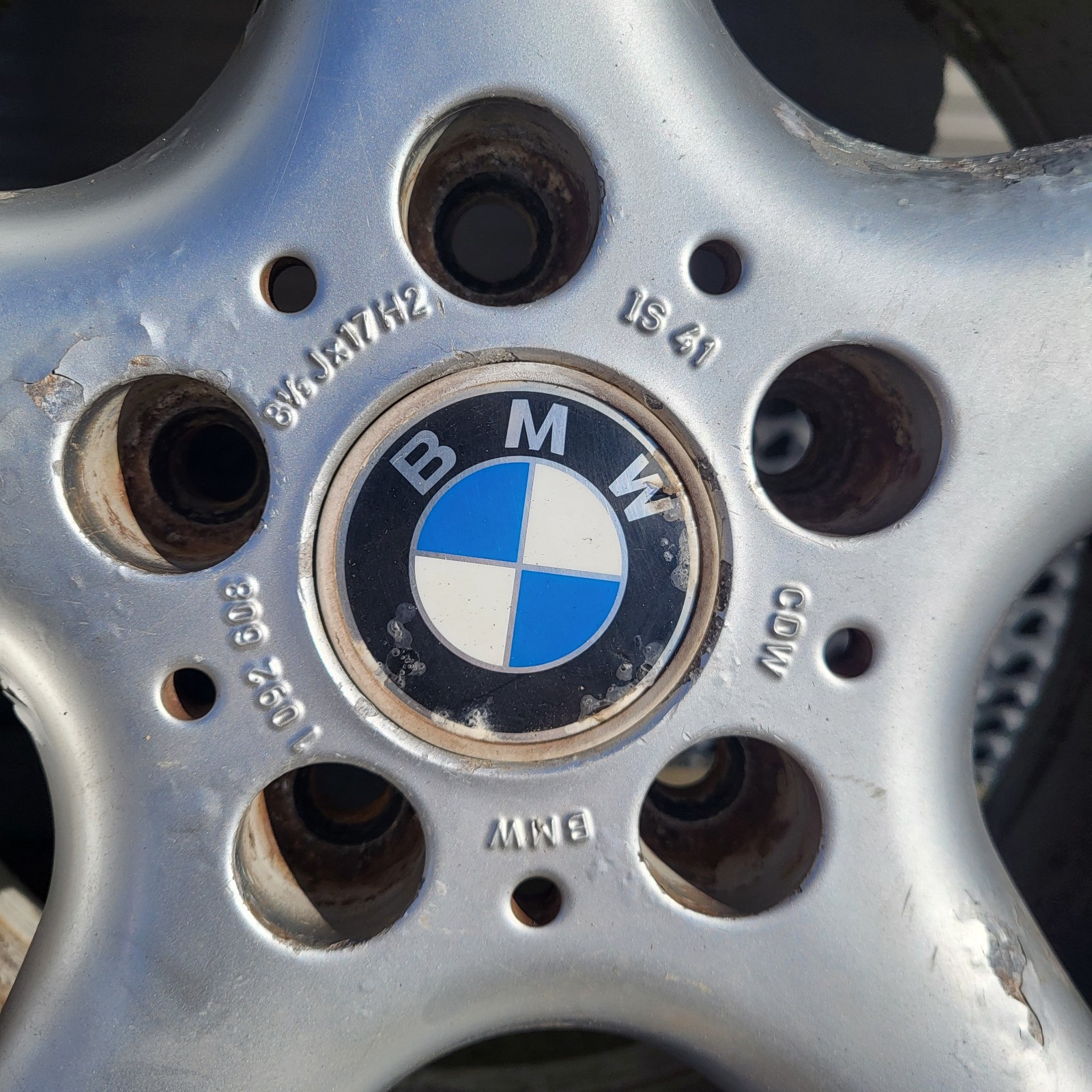 EINE BMW E36 Z3 E46 Z4 Alufelge 8,5 J x 17 Zoll 1092608 + Reifen 225/40 ABHOLUNG