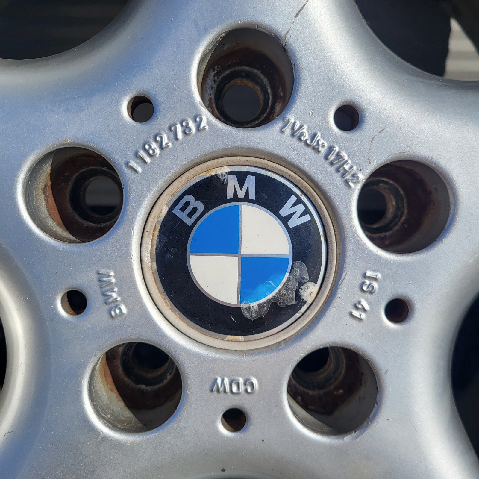 EINE BMW E36 Z3 E46 Z4 Alufelge 7,5 J x 17 Zoll 1182732 + Reifen 225/45 ABHOLUNG