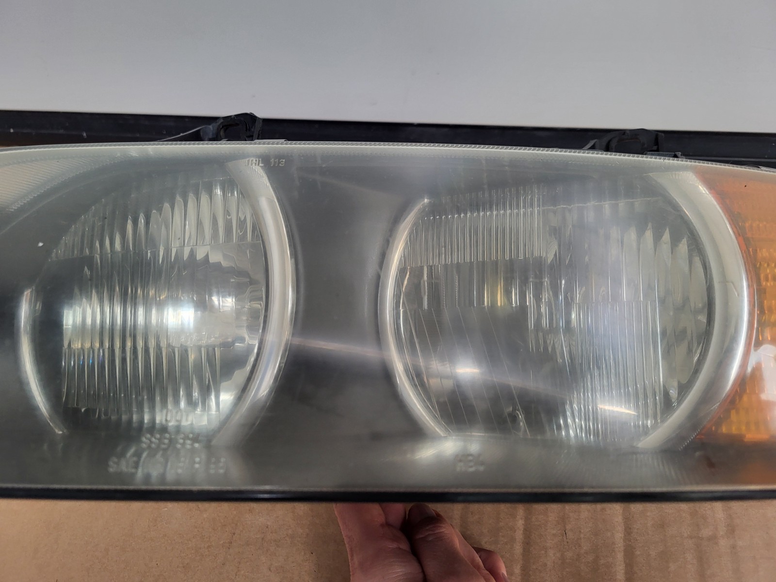 Front Scheinwerfer BMW Z3 english headlight Blinker Glas gelb RHD  RECHTS  LINKS