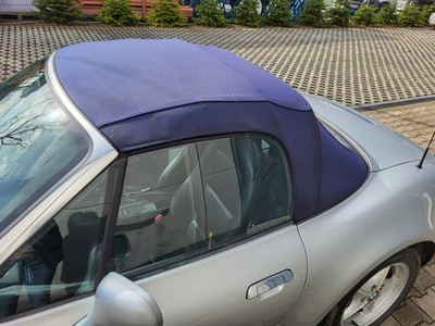 BMW Z3 Roadster Verdeck Stoff Dach blau mit Gestänge + Rahmen ABHOLUNG