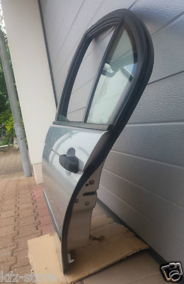 BMW E46 Limousine Tür HINTEN LINKS Seitentür Fahrer Seite TITAN Silber ABHOLUNG