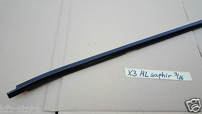 BMW X3 E83 Tür Leiste HINTEN LINKS Schaftleiste saphir schwarz