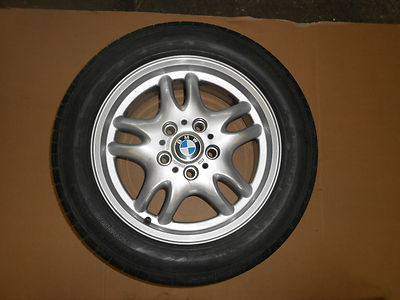 BMW E36 + Z3 Alu Doppelspeichen Felge 7J x 16 + Continental Sport Reifen  225/50