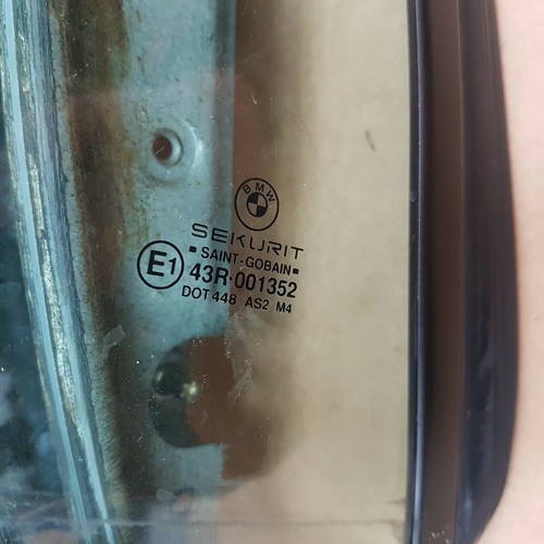original  BMW 3er E36 Cabrio Seiten Fenster Glas Scheibe + Motor HINTEN RECHTS