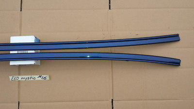 BMW E60 Dach Leiste Dachleisten Zierleisten Dachreling blau 7070196 7070195