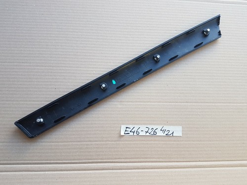 BMW E46 Limo Holz Tür Leiste innen VORNE RECHTS Verkleidung schwarz 8200726