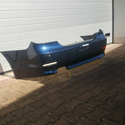 BMW 5er E60 Heckschürze blau Stoßstange Verkleidung Stoßfänger HINTEN ABHOLUNG 