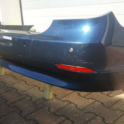 BMW 5er E60 Heckschürze blau Stoßstange Verkleidung Stoßfänger HINTEN ABHOLUNG 