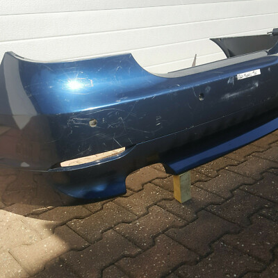 BMW 5er E60 Heckschürze blau Stoßstange Verkleidung Stoßfänger HINTEN ABHOLUNG 