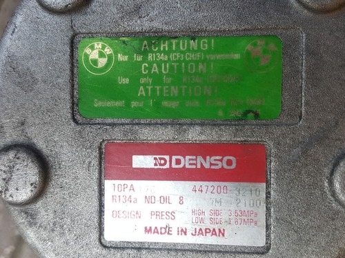 BMW E34 E36 E38 E39  Z3 Klimakompressor 8390646 Kompressor Klimaanlage 2,8 Liter